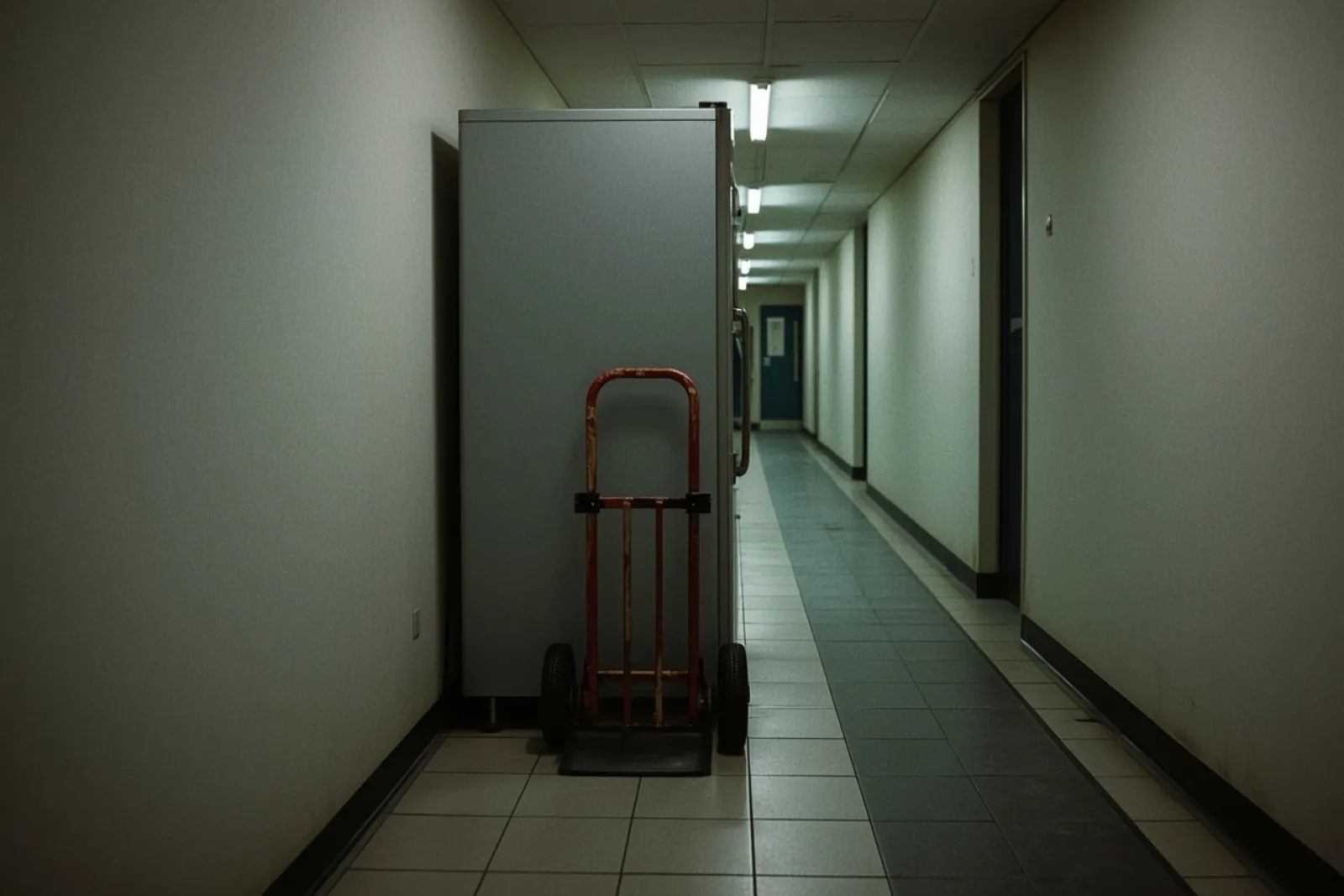 Sackkarre und Gurt für den stehenden Transport
